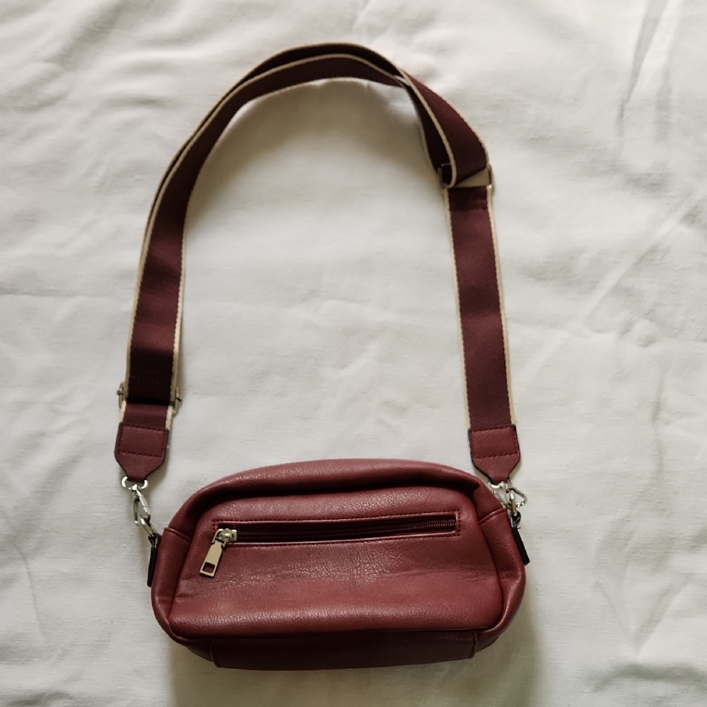 Chic Maroon Crossbody Bag